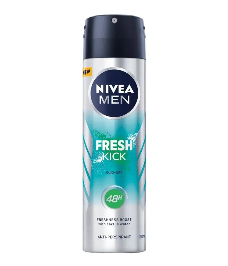 Deodorant spray pentru barbati Fresh Kick, 150ml, Nivea — preț și oferte