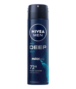 Deodorant spray pentru barbati Deep Beat Black Carbon, 150ml, Nivea