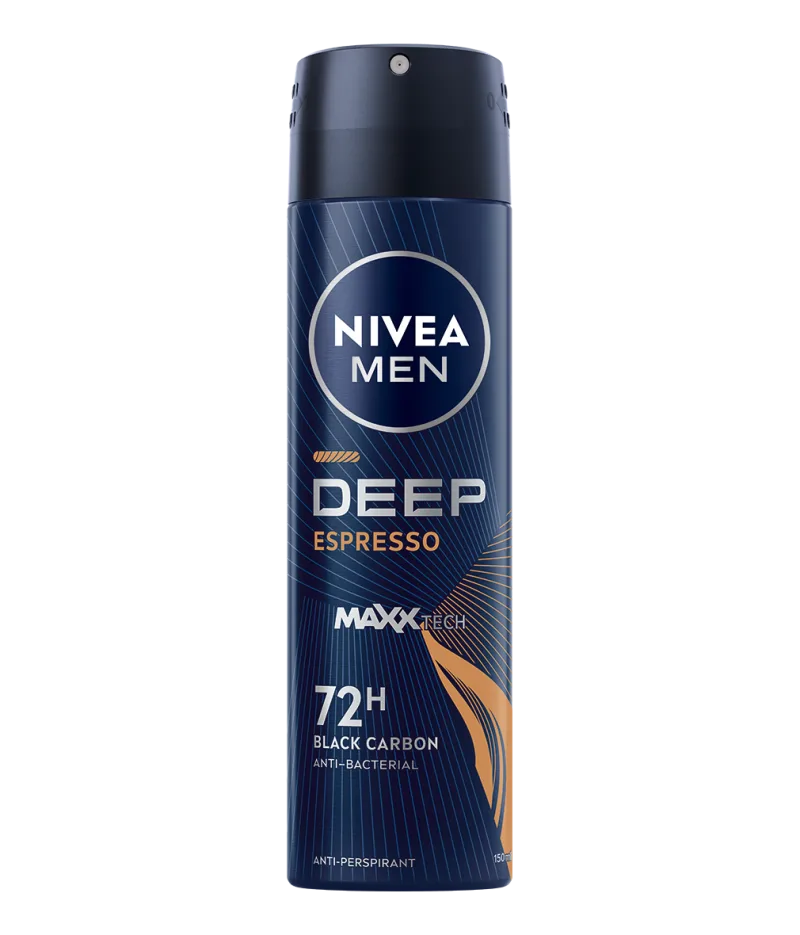 Deodorant spray pentru barbati Deep Espresso Black Carbon, 150ml, Nivea — preț și oferte