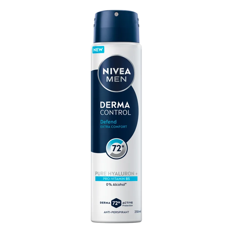 Deodorant spray pentru barbati Derma Control Defend, 250ml, Nivea — preț și oferte