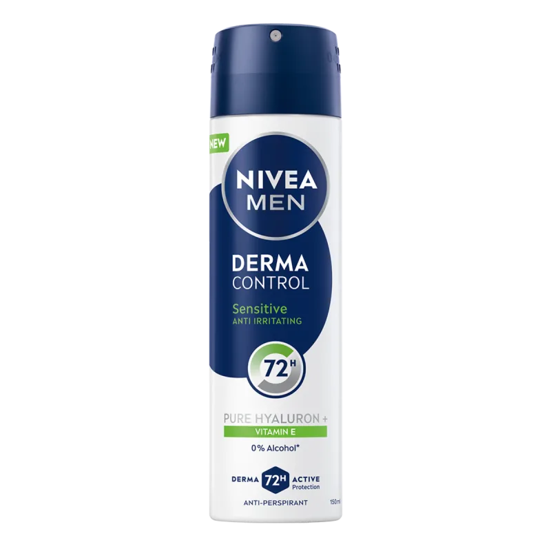 Deodorant spray pentru barbati Derma Control Sensitive, 150ml, Nivea — preț și oferte