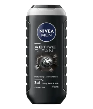 Gel de dus Active Clean, 250ml, Nivea