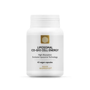 Liposomal CO-Q10 Cell Energy, 45 capsule, Novo Biomedics