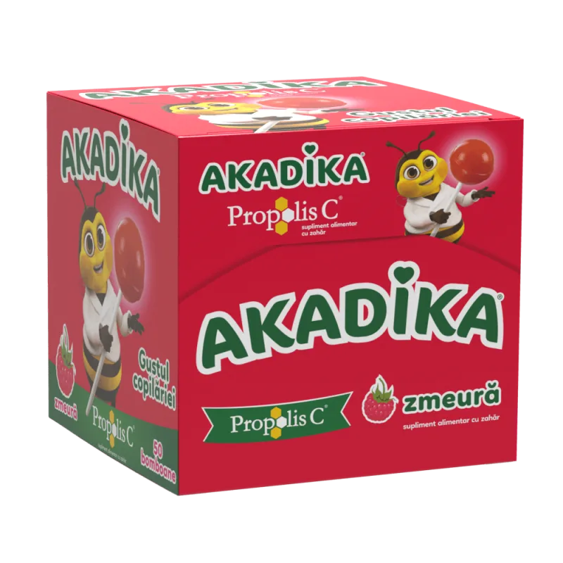 Akadika Propolis C zmeura, 50 acadele, Fiterman — preț și oferte