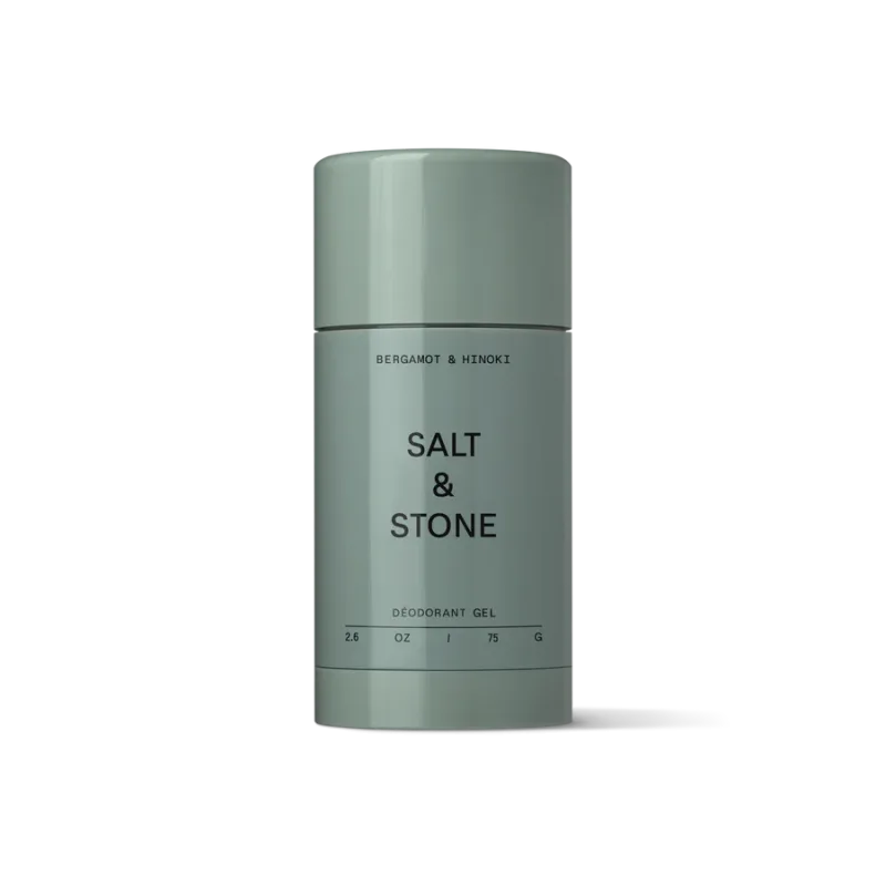 Deodorant pentru piele sensibila cu bergamot si hinoki, 75g, Salt & Stone — preț și oferte