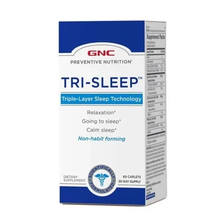 Tri-Sleep Preventive Nutrition, 60 tablete, GNC — preț și oferte