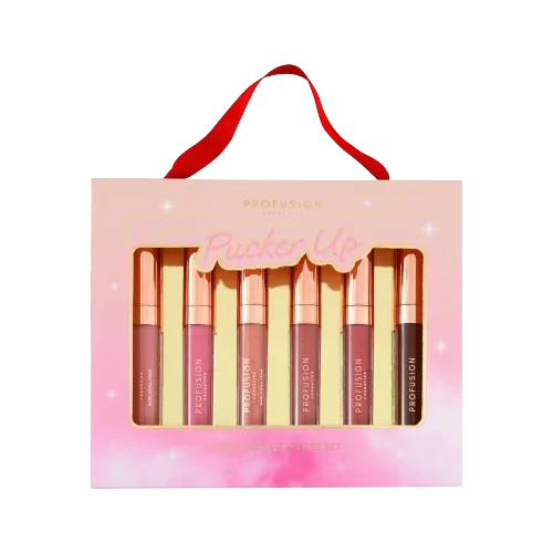 Set 6 Gloss-uri de buze Pucker Up, 6 x 3.5ml, Profusion Cosmetics — preț și oferte