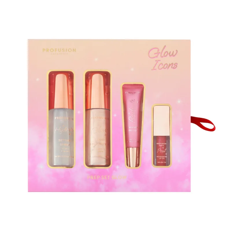 Set de machiaj pentru fata Glow Icons, 4 piese, Profusion Cosmetics — preț și oferte