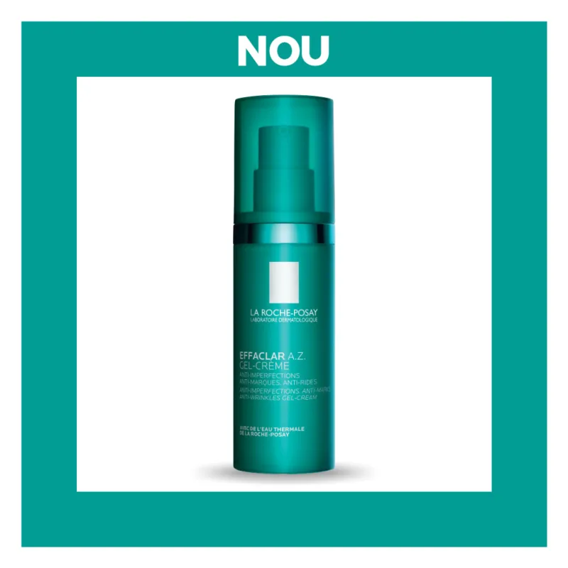 Gel-crema cu eficacitate dubla asupra imperfectiunilor si semnelor de imbatranire Effaclar A.Z., 40ml, La Roche-Posay LA ROCHE POSAY — preț și oferte