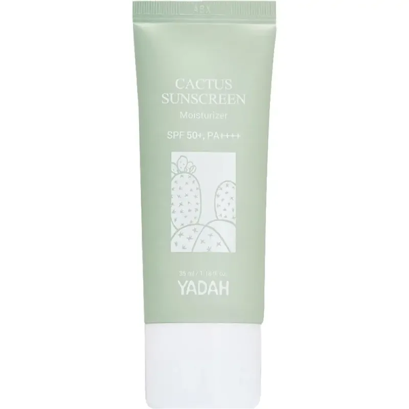 Crema de fata hidratanta cu extract de cactus si SPF50, 35ml, Yadah — preț și oferte