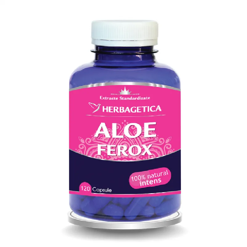 Aloe Ferox, 120 capsule, Herbagetica — preț și oferte