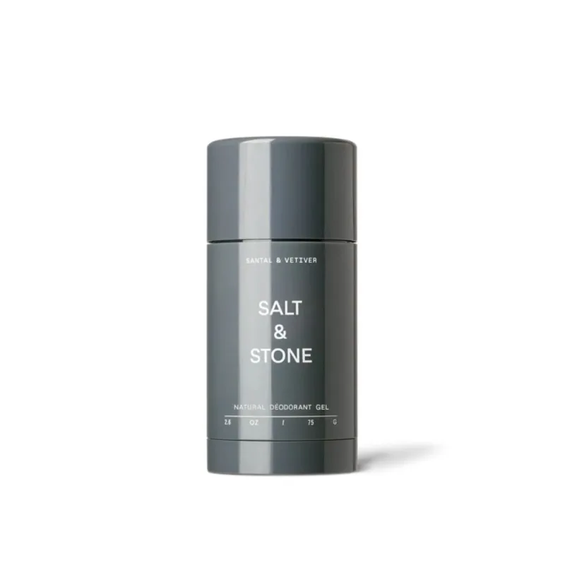 Deodorant natural pentru piele sensibila cu Santal si Vetiver, 75g, Salt & Stone — preț și oferte