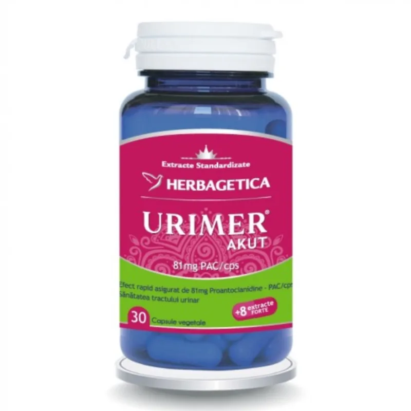 Urimer Akut, 30 capsule, Herbagetica — preț și oferte