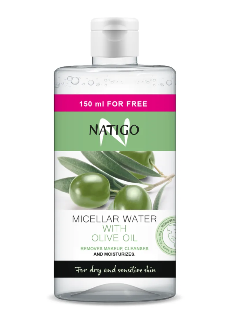 Apa micelara cu ulei de masline, 650ml, Natigo — preț și oferte