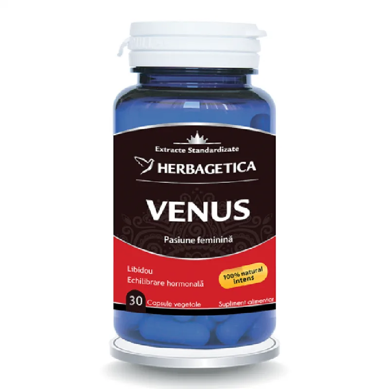 Venus, 30 capsule, Herbagetica — preț și oferte