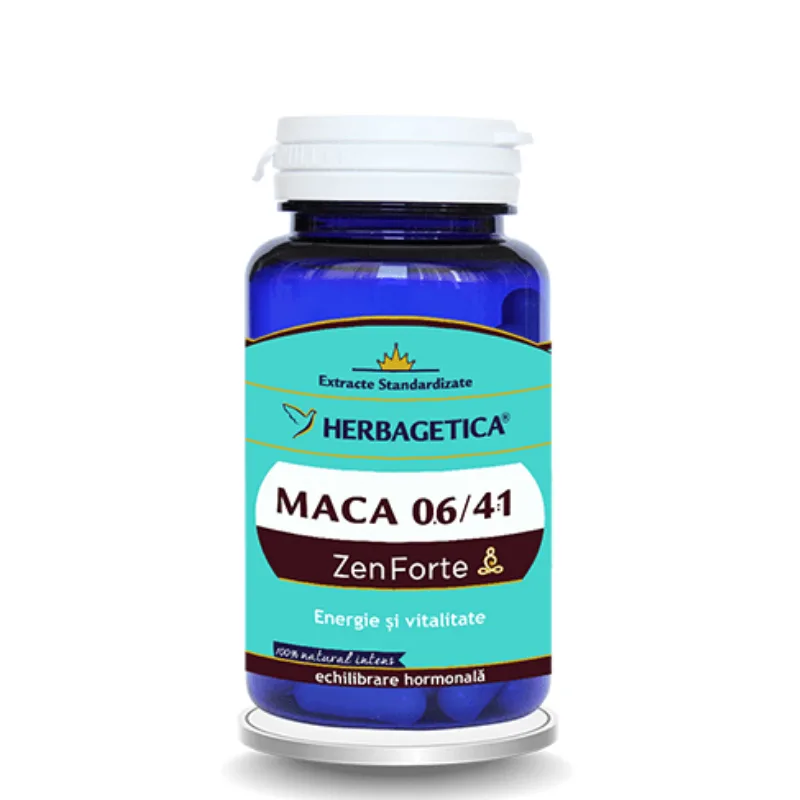 Maca zen forte, 30 capsule, Herbagetica — preț și oferte