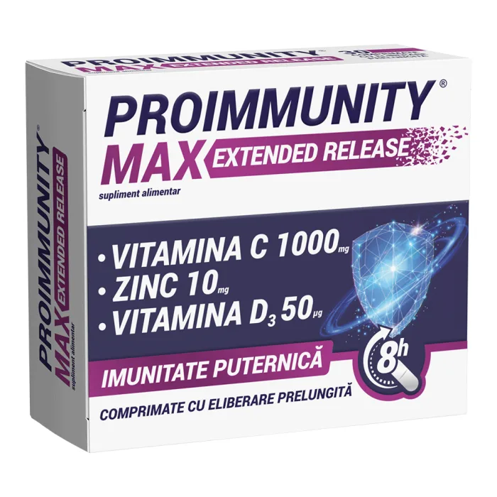 Proimmunity Max Extended Release, 30 comprimate cu eliberare prelungita, Fiterman — preț și oferte