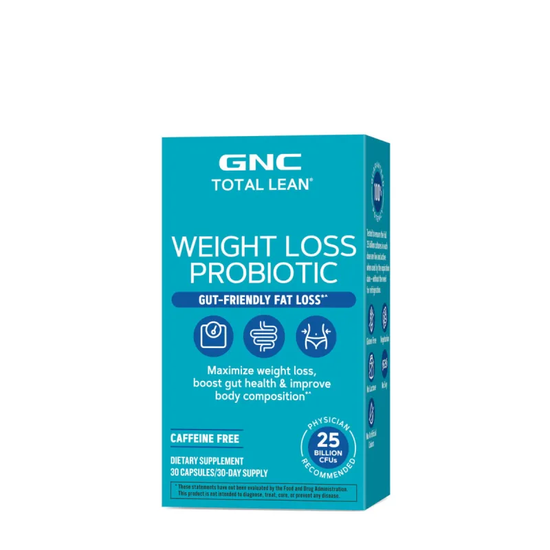Probiotic pentru cotrolul greutatii cu 25 de miliarde de culturi vii, 30 capsule, GNC — preț și oferte