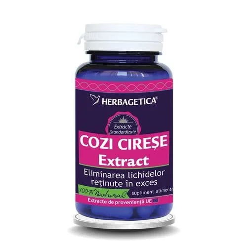 Herbagetica Cozi de cirese extract, 60 capsule — preț și oferte