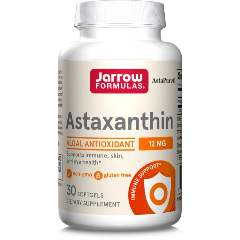 Astaxanthin 12mg antioxidant Jarrow, 30 capsule moi, Secom — preț și oferte