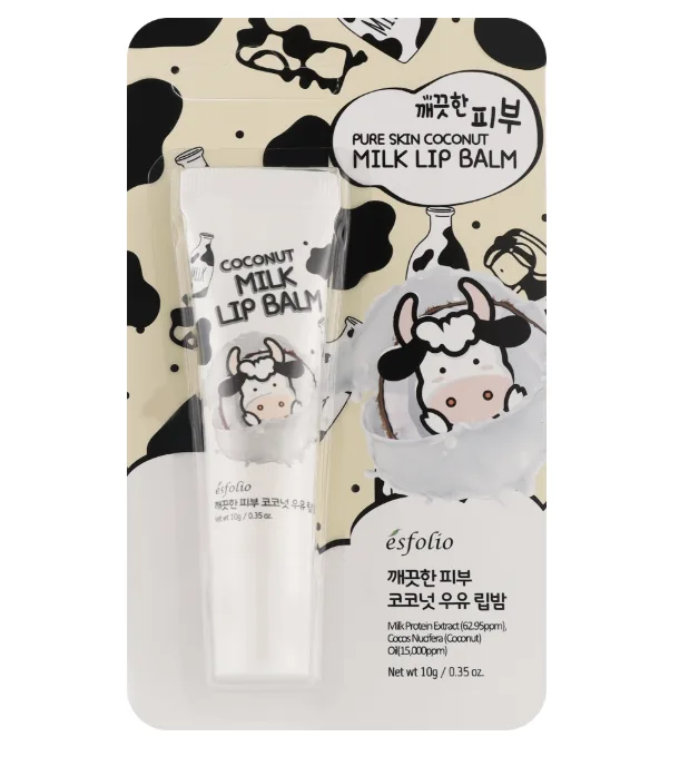 Balsam de buze hidratant cu lapte Pure Skin, 10g, Esfolio — preț și oferte