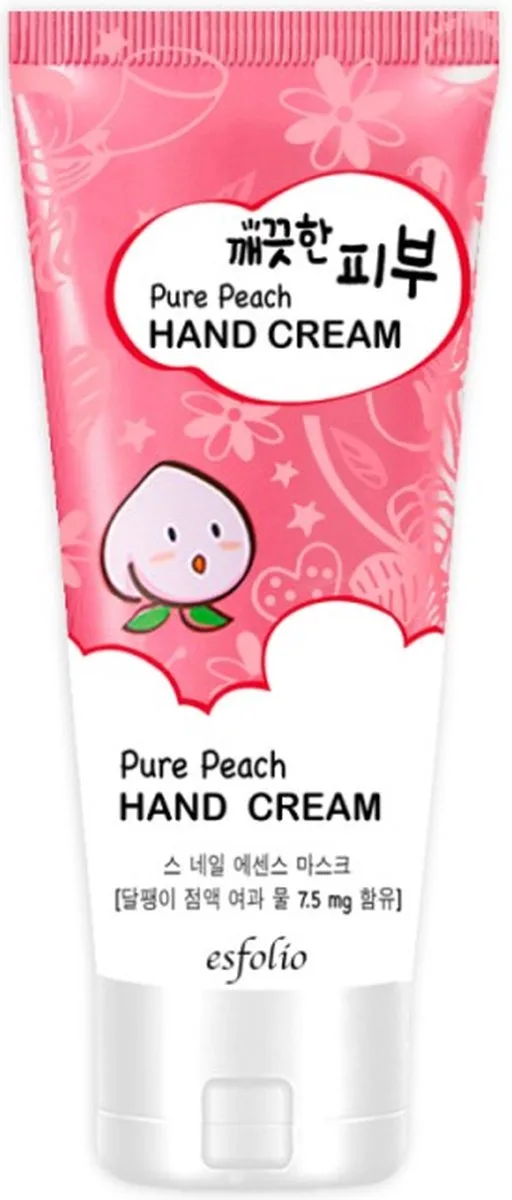 Crema de maini cu piersici Pure Skin, 100ml, Esfolio — preț și oferte