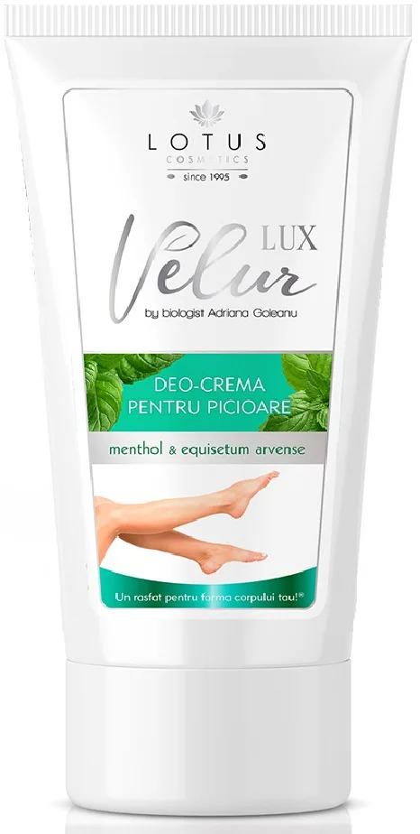 Crema pentru picioare Velur, 150ml, Lotus Cosmetics — preț și oferte