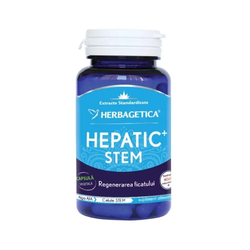 Hepatic stem, 60 capsule, Herbagetica — preț și oferte