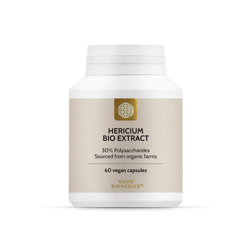 Extract de ciuperci Hericium Bio, 60 capsule, Novo Biomedics — preț și oferte
