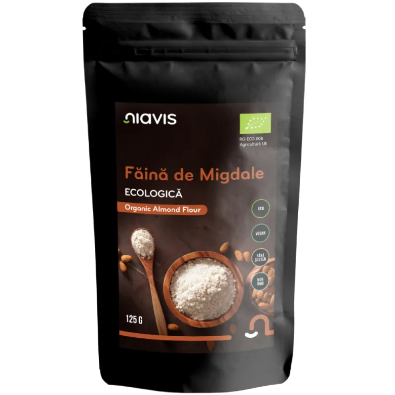 Faina de migdale ecologica, 125g, Niavis — preț și oferte