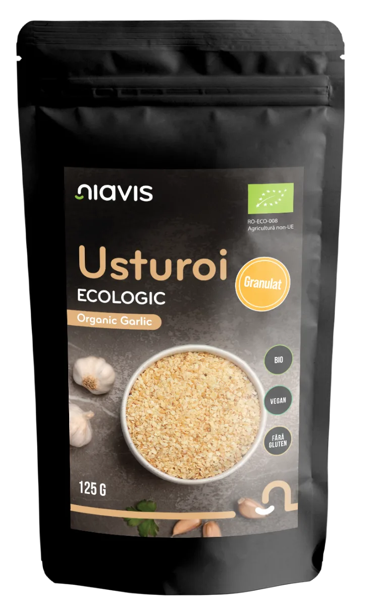 Usturoi granulat ecologic, 125g, Niavis — preț și oferte