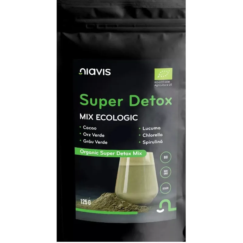 Mix ecologic Super Detox, 125g, Niavis — preț și oferte