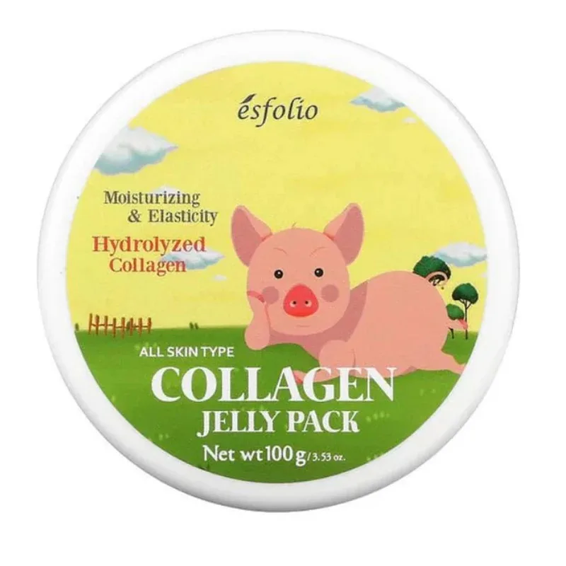 Crema compresa noapte cu jeleu de colagen, 100g, Esfolio — preț și oferte