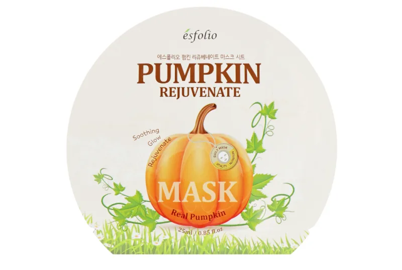 Masca pentru fata rejuvenanta cu extract de dovleac, 28g, Esfolio — preț și oferte