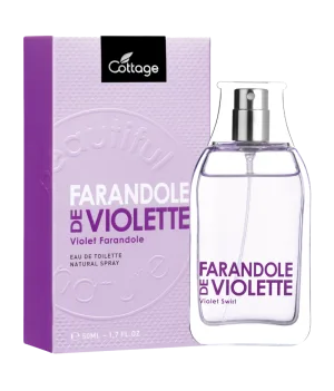 Apa de toaleta pentru femei Violet Swirl, 50ml, Cottage