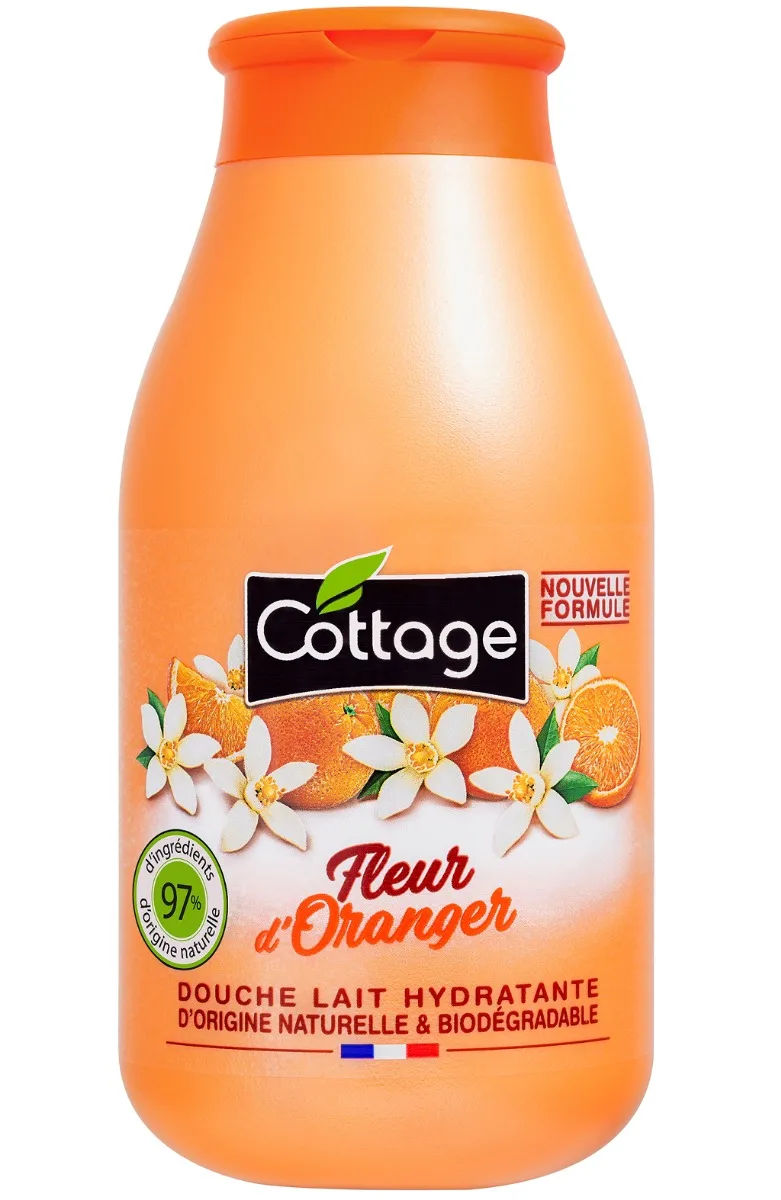 Gel de dus cu flori de portocal, 250ml, Cottage — preț și oferte