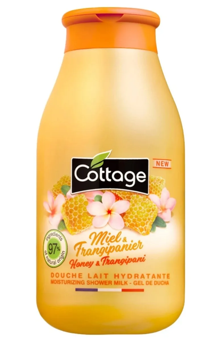 Gel de dus Miere si Frangipani, 250ml, Cottage — preț și oferte