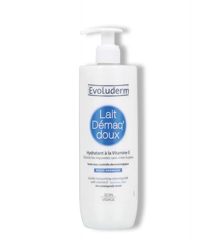 Lapte demachiant pentru ten normal, 500ml, Evoluderm — preț și oferte