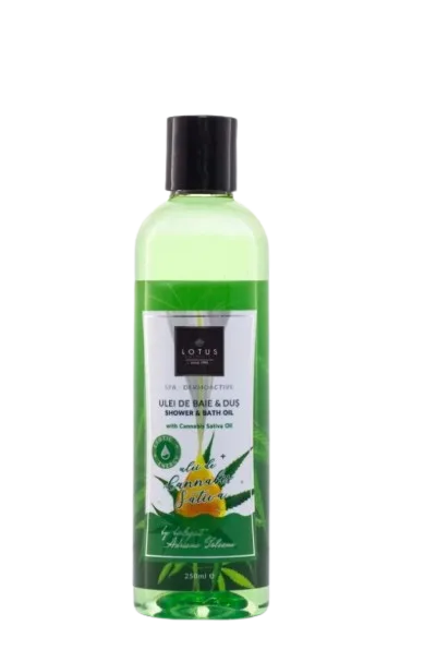 Ulei de dus cu extract de ulei de cannabis SPA Dermoactive, 250ml, Lotus Cosmetics — preț și oferte
