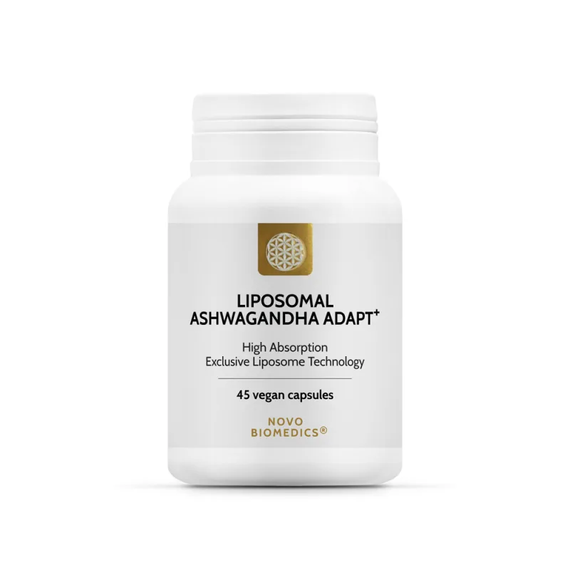 Liposomal Ashwagandha Adapt+, 45 capsule vegetale, Novo Biomedics — preț și oferte