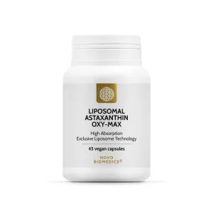 Liposomal Astaxanthin Oxy-Max, 45 capsule vegetale, Novo Biomedics