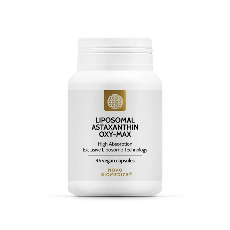 Liposomal Astaxanthin Oxy-Max, 45 capsule vegetale, Novo Biomedics — preț și oferte