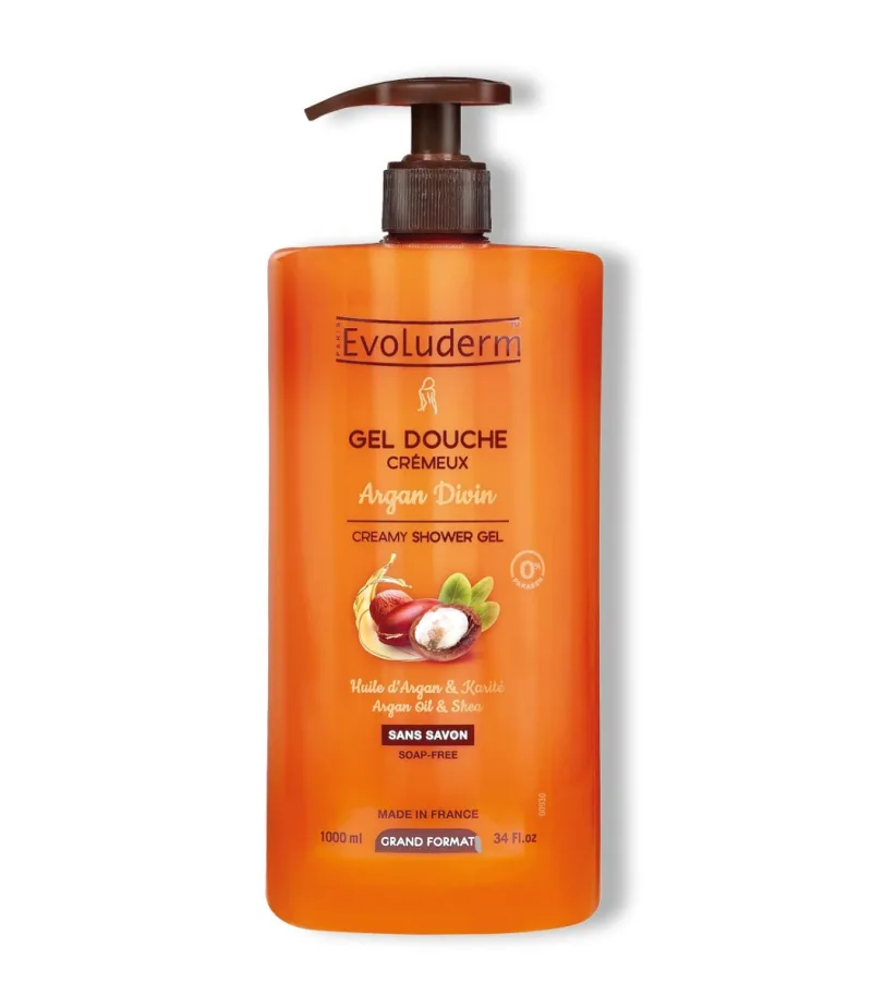 Gel de dus cremos Argan Divin, 1000ml, Evoluderm — preț și oferte