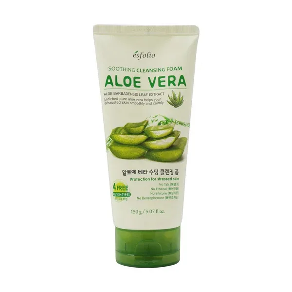 Spuma de curatare calmanta cu Aloe Vera, 150g, Esfolio — preț și oferte