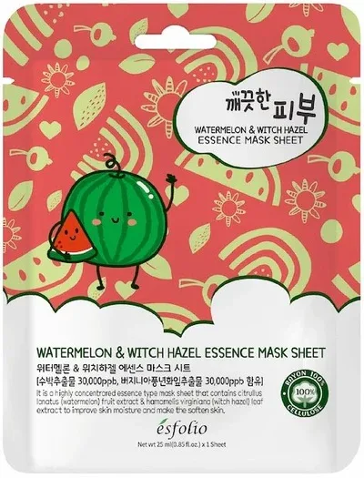 Masca faciala cu esenta de pepene verde, 25ml, Esfolio — preț și oferte