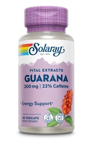 Guarana Solaray, 60 capsule vegetale, Secom