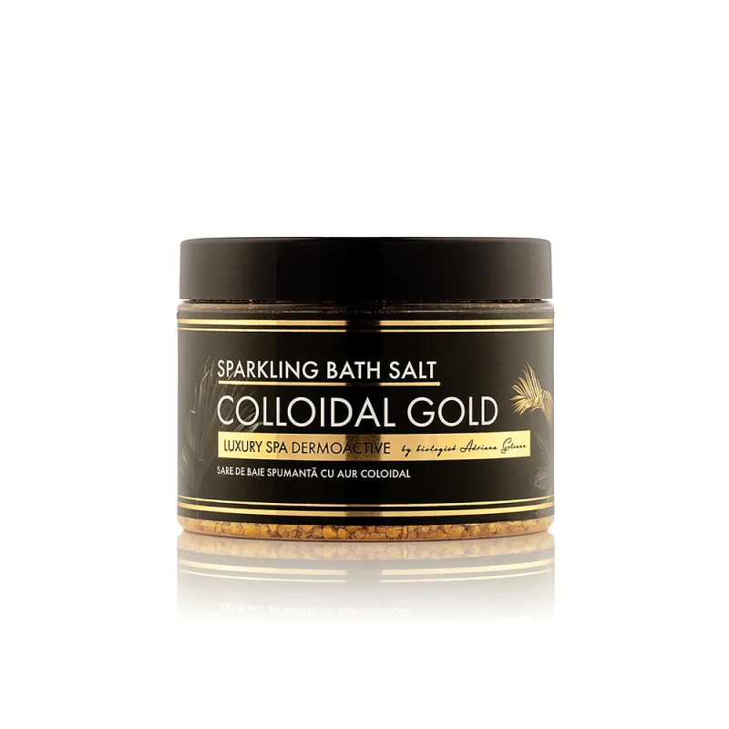 Sare de baie cu aur coloidal Luxury SPA Dermoactive, 600g, Lotus Cosmetics — preț și oferte