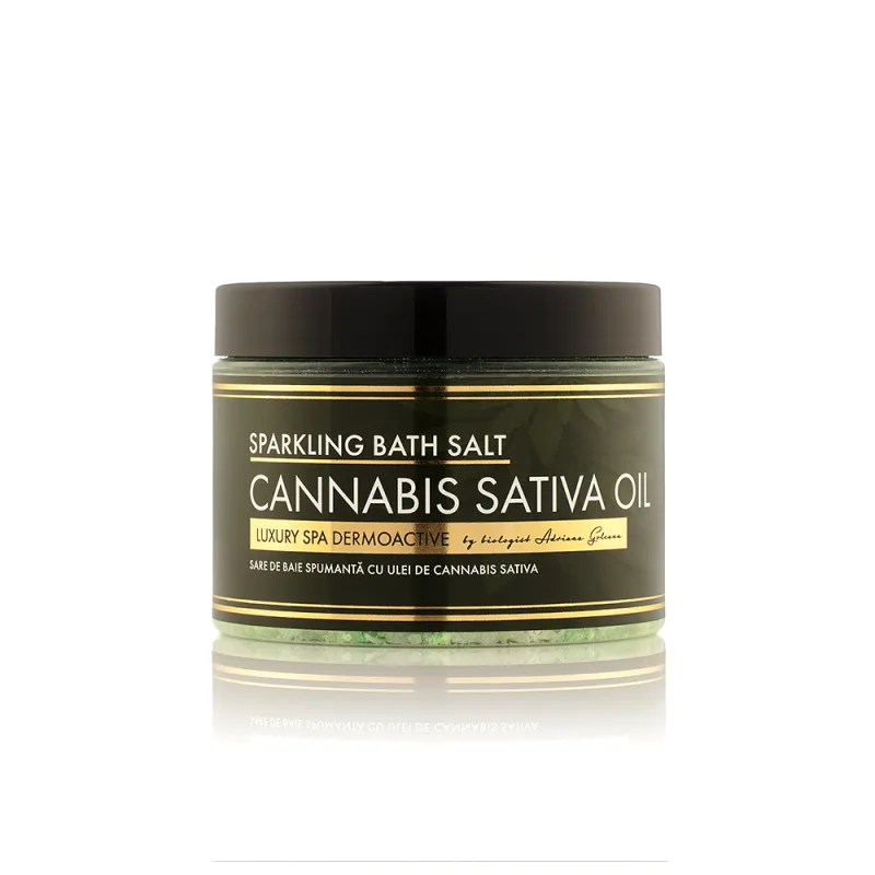 Sare de baie cu extract de ulei de cannabis sativa Luxury SPA Dermoactive, 600g, Lotus Cosmetics — preț și oferte