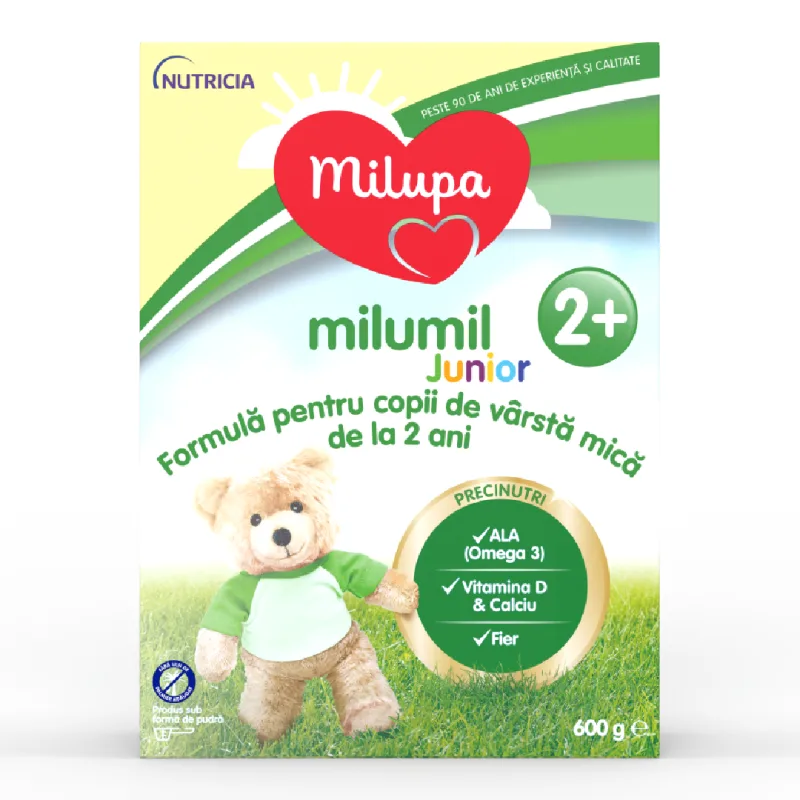 Formula de lapte Milumil Junior, +2 ani, 600 g, Milupa — preț și oferte