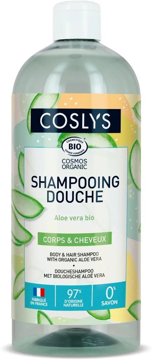 Gel de dus si sampon bio cu Aloe Vera, 1000ml, Coslys — preț și oferte